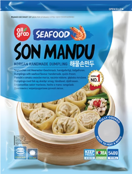 ALLGROO Dumpling mit Meeresfrüchten, handgemacht Son Mandu 0.54kg