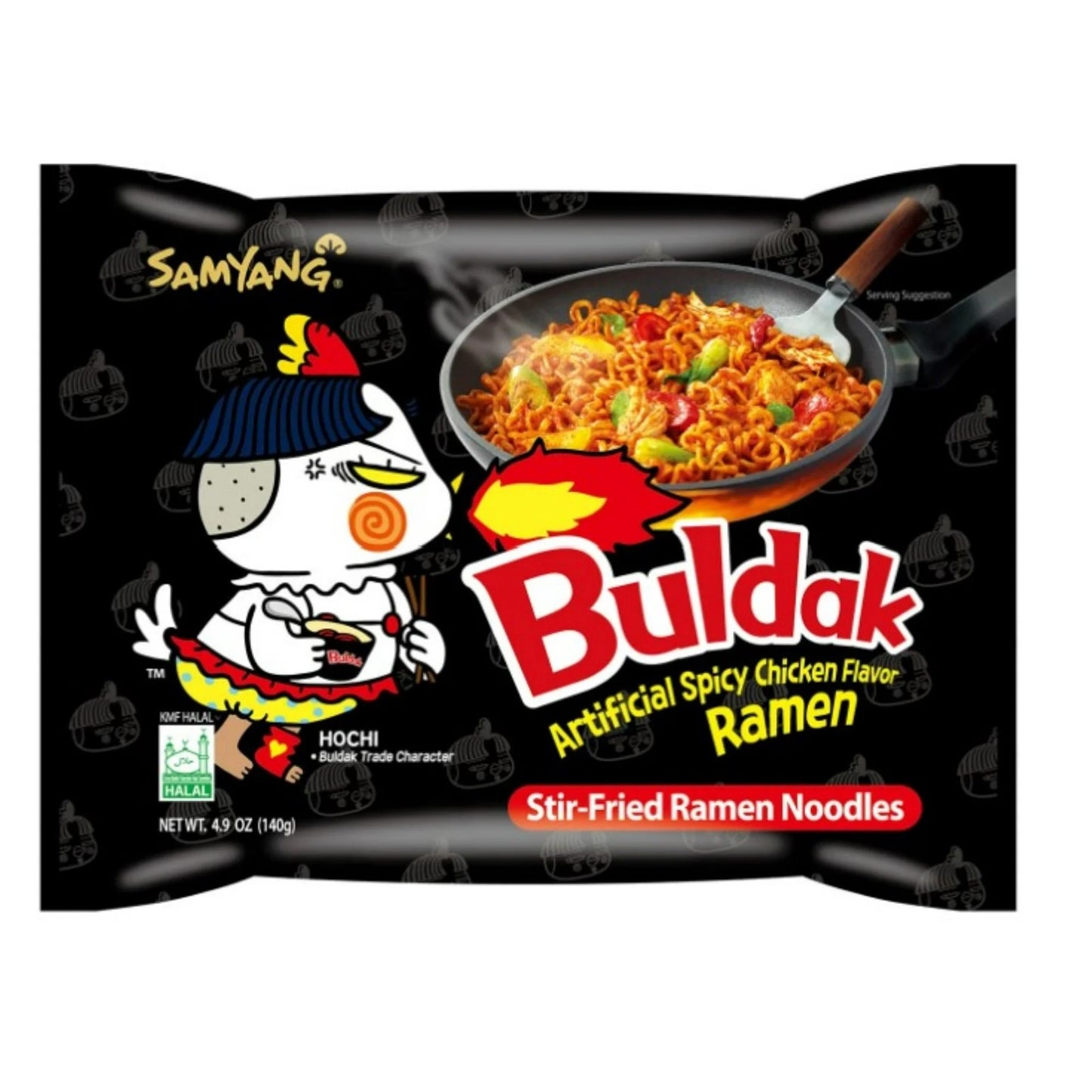 SAMYANG Buldak - Instant Nudeln Scharfes Huhn 140g - Panda-Panda Asia Shop by JEN