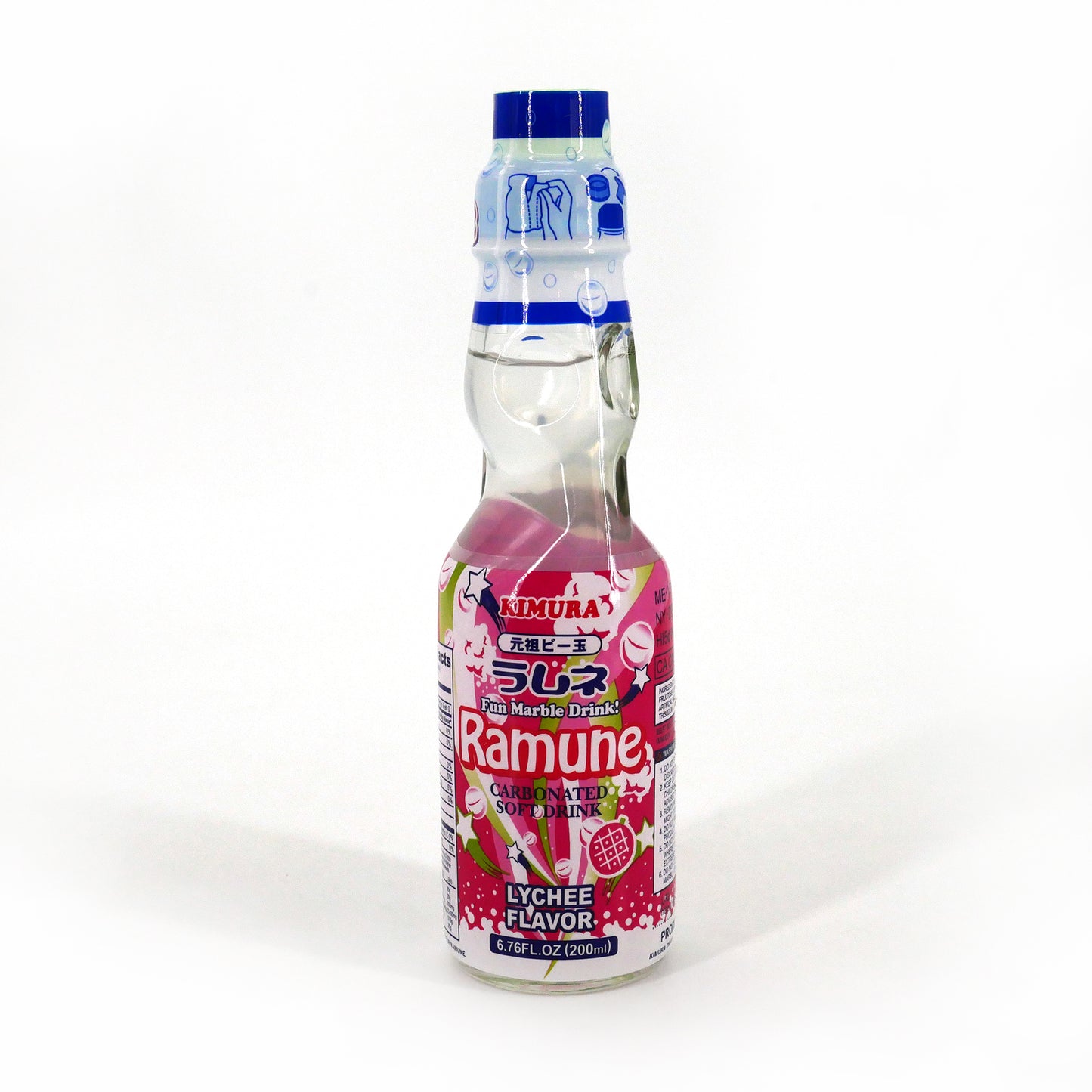KIMURA KIMURA GANSO RAMUNE Lychee 200ml - Panda-Panda Asia Shop by JEN