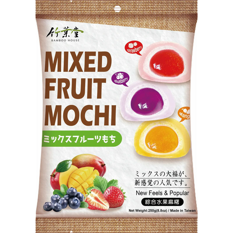 BAMBOO HOUSE Gemixte Früchte Mochi 250g - Panda-Panda Asia Shop by JEN