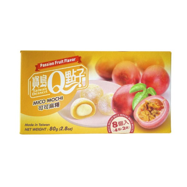 Q-BRAND Mini Mochi Passionsfrucht 80g - Panda-Panda Asia Shop by JEN