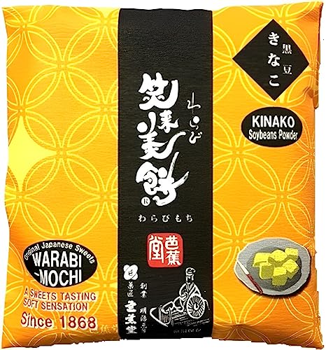 BASHODO Warabi Mochi Kinako 105g - Panda-Panda Asia Shop by JEN