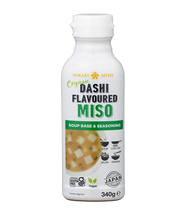 HIKARI Bio Miso Suppen Basis & Gewürzt Dashi Geschmack 340g - Panda-Panda Asia Shop by JEN