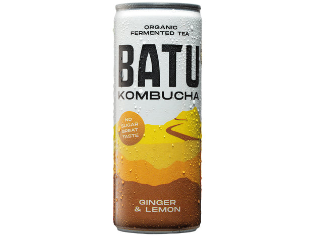 BATU Kombucha-Getränk Ingwer Zitrone Bio 250ml