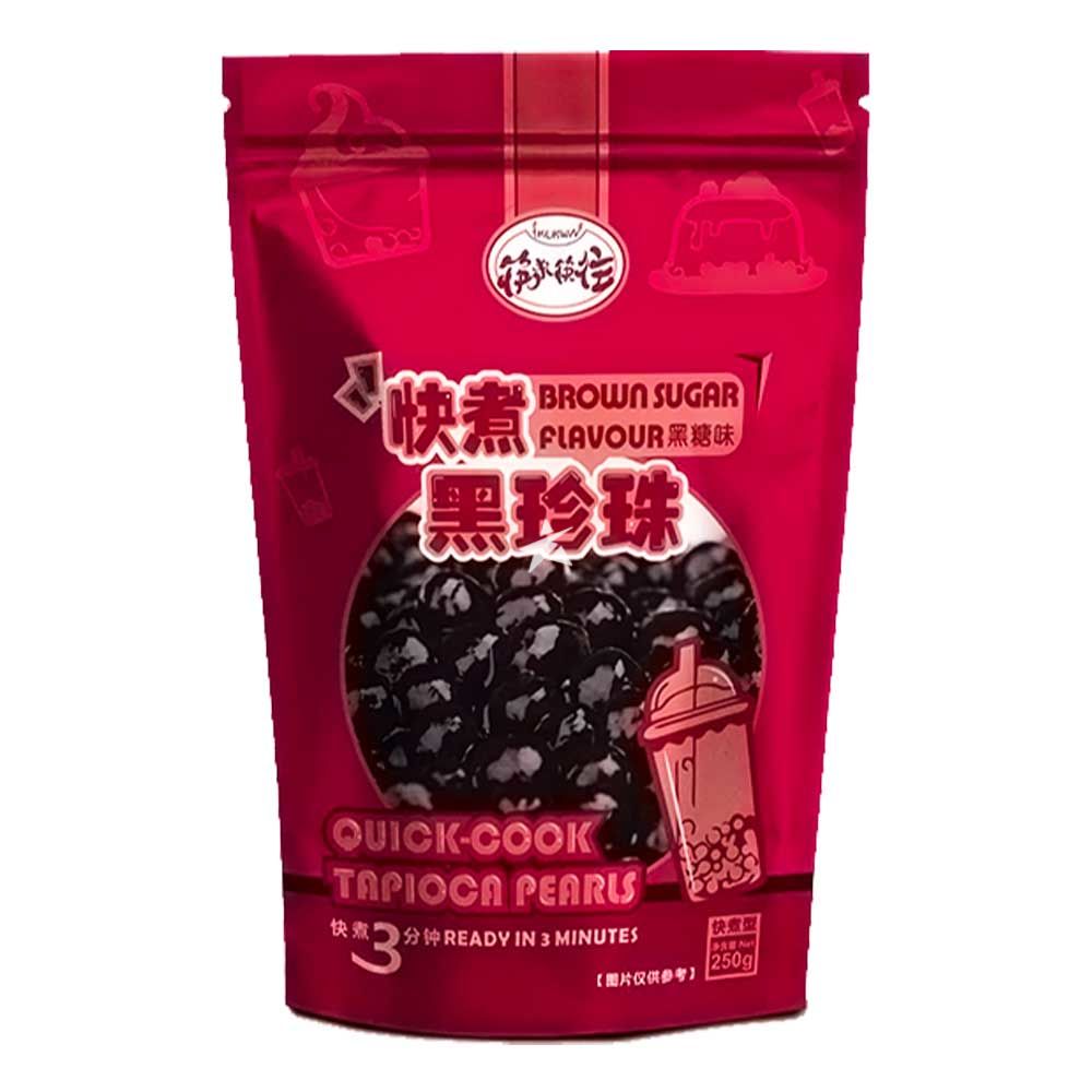 KLKW Schnellkoch Tapioka Perlen Bauner Zucker 250g - Panda-Panda Asia Shop by JEN
