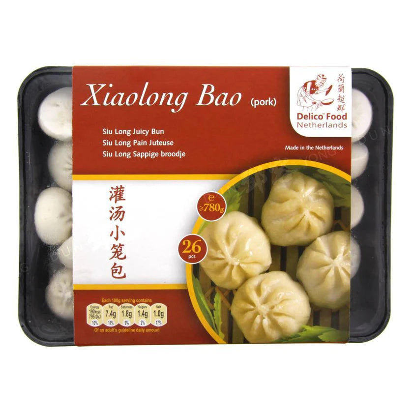 DELICO Xiaolongbao Schweinefleisch 26 STK 0.78kg - Panda-Panda Asia Shop by JEN