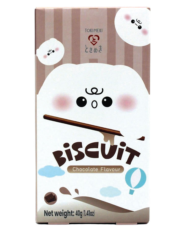 TOKIMEKI Tokimeki Biscuit Stick Choco 40g - Panda-Panda Asia Shop by JEN