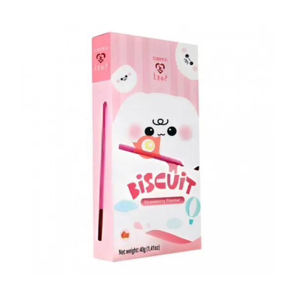 TOKIMEKI Tokimeki Biscuit Stick Strawberry 40g