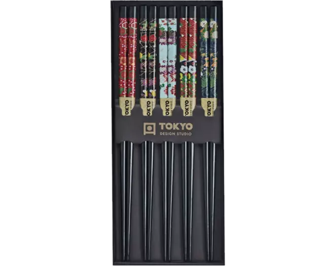 TOKYO DESIGN STUDIO Essstäbchen-Set Blumen