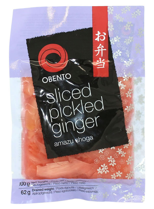 OBENTO Geschnittener eigelegter Ingwer Pink 100g - Panda-Panda Asia Shop by JEN