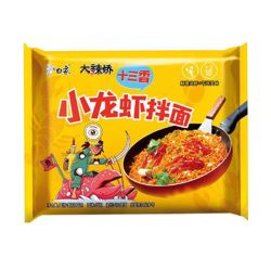 BAIXIANG BaiXiang Artificial Crawfish Flavored Stir Fried Noodle 565g - Panda-Panda Asia Shop by JEN
