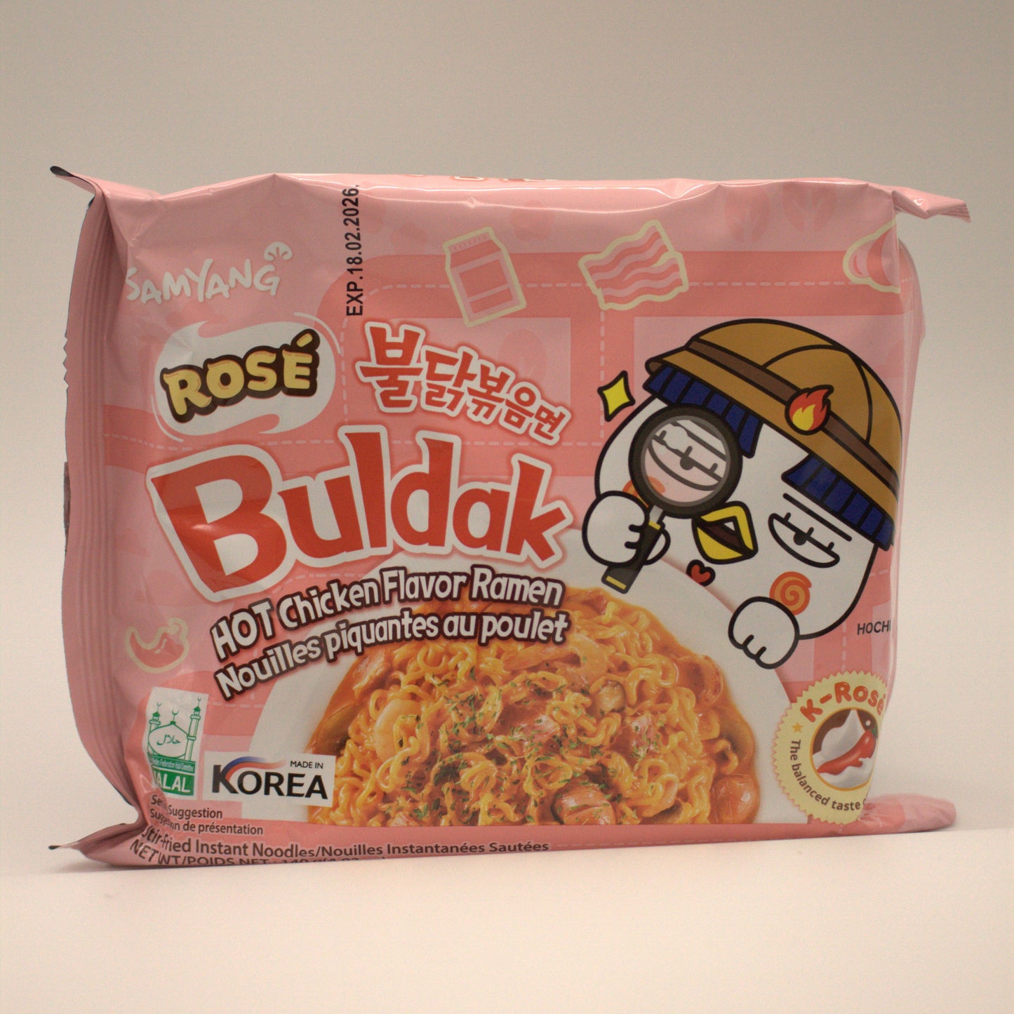 SAMYANG Buldak Hot Chicken Ramen Rosé Geschmack 140g
