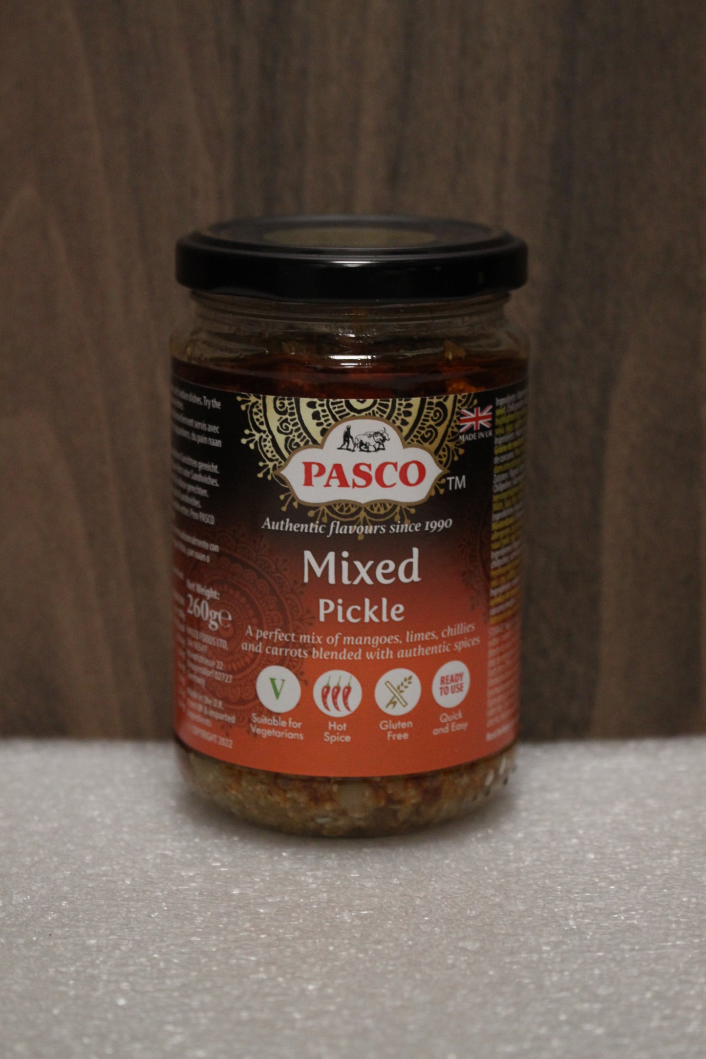 PASCO Mixed Essiggurke (Mittelscharf) 260g