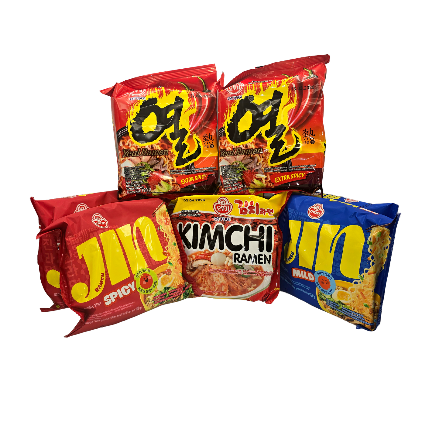 Ottogi Instantnudel Bundle – Korean Ramen Klassiker im Doppelpack