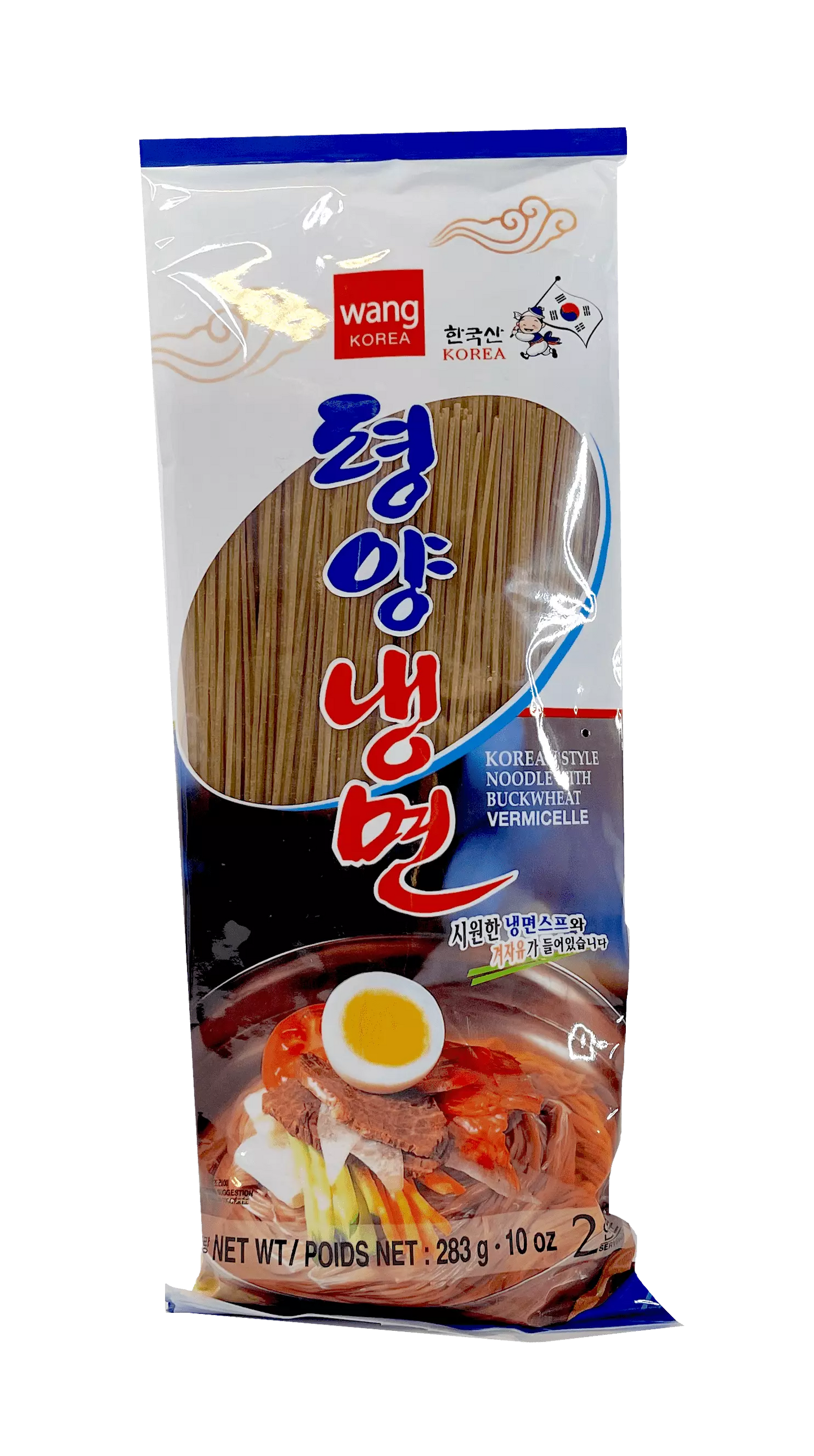 WANG Buckwheat Noodle/Cold Ndle w/Seasoning 283g - Panda-Panda Asia Shop by JEN