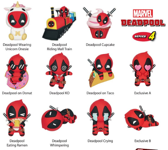 Deadpool PVC-Taschenanhänger Series 4 - Panda-Panda Asia Shop by JEN