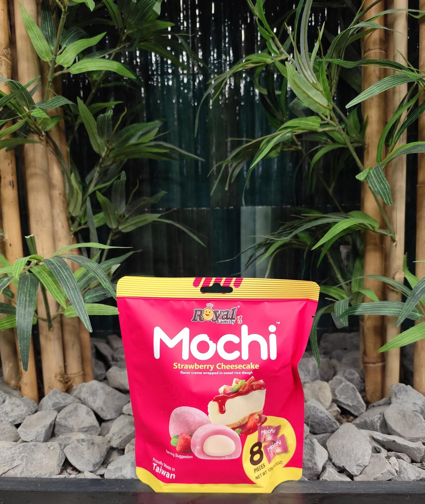 ROYAL FAMILY Mochi - Erdbeer-Käsekuchen 120g - Panda-Panda Asia Shop by JEN