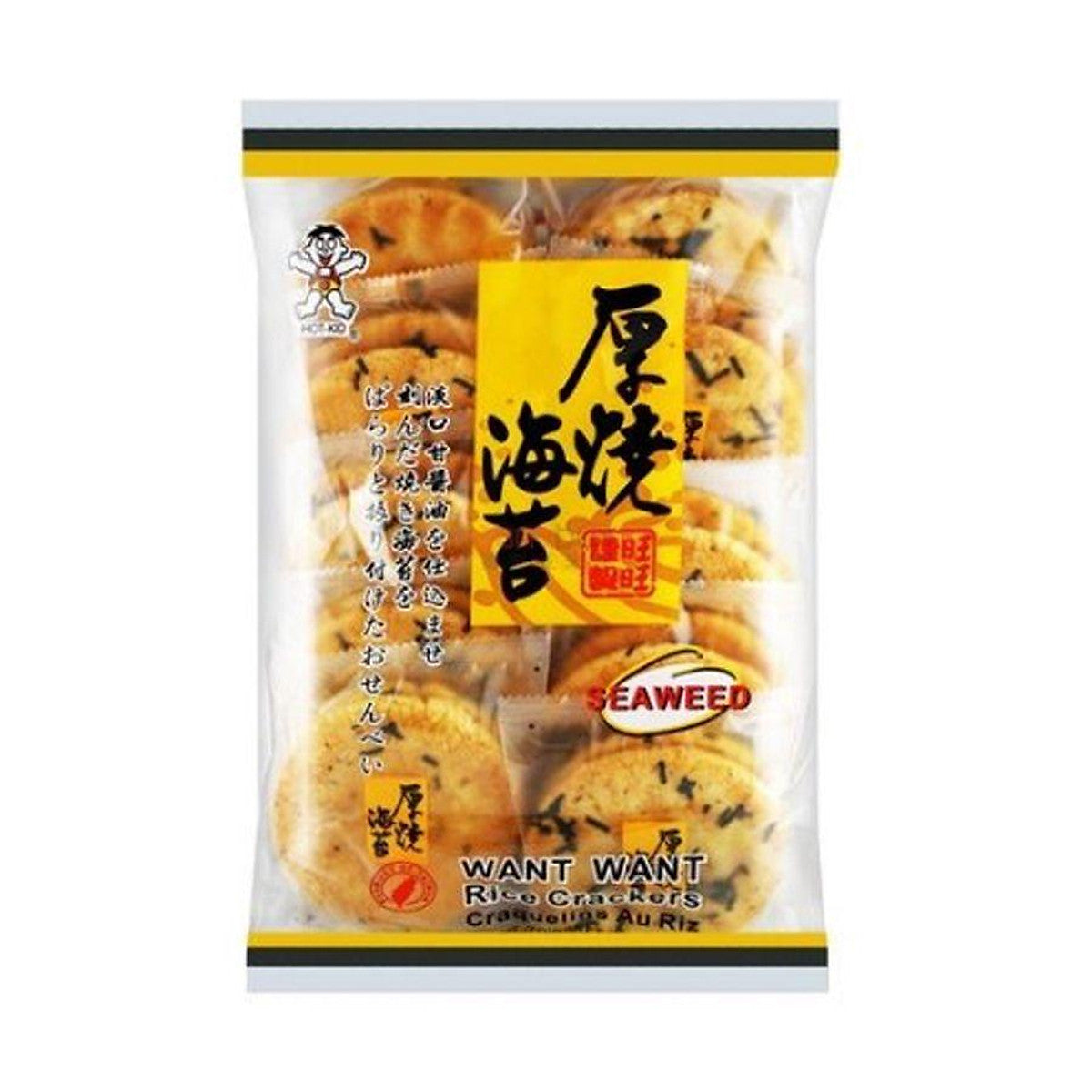 WANT WANT Reiskräcker Seetang 160g