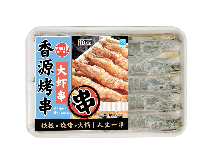 FRESH ASIA Garnelenspieße 250g - Panda-Panda Asia Shop by JEN