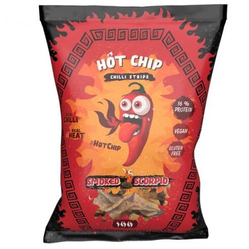 HOT CHIP Chili Strips Smoked Scorpio Scharf 80g - Panda-Panda Asia Shop by JEN