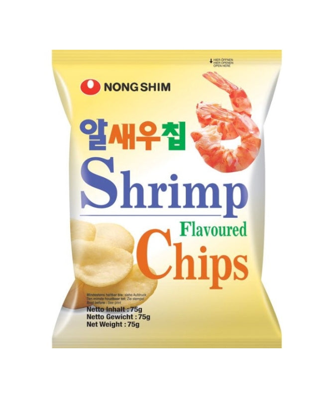 NONGSHIM Chips, Shrimps 75g - Panda-Panda Asia Shop by JEN