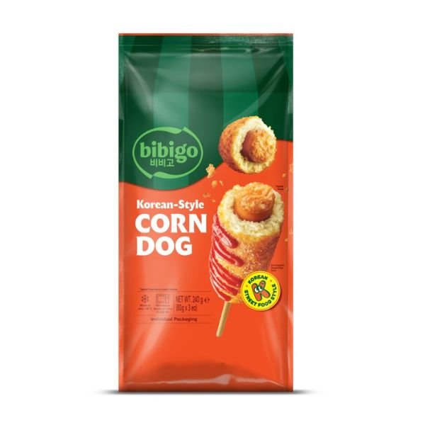 BIBIGO Corn Dog Koreanischer Art 240g - Panda-Panda Asia Shop by JEN