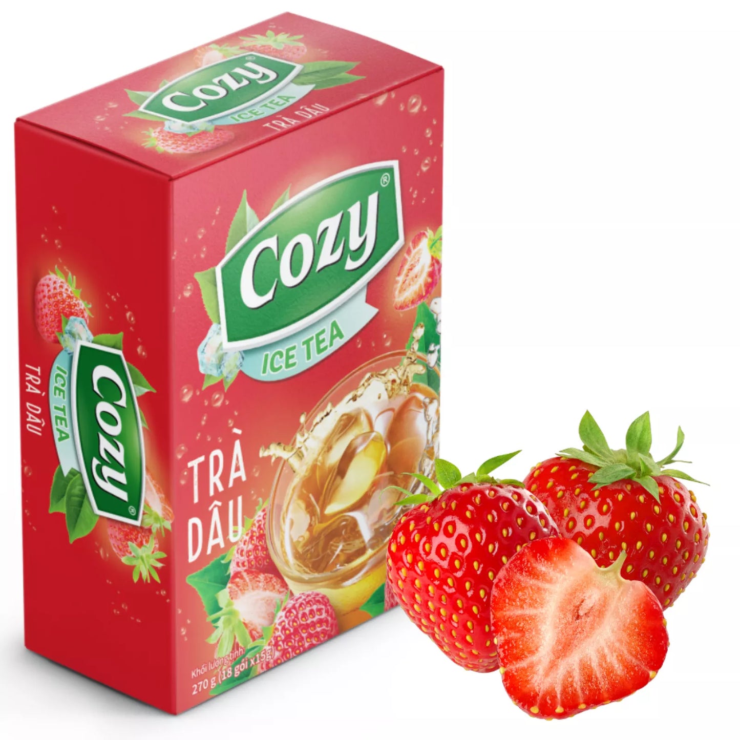 COZY Erdbeer Eistee 240g - Panda-Panda Asia Shop by JEN