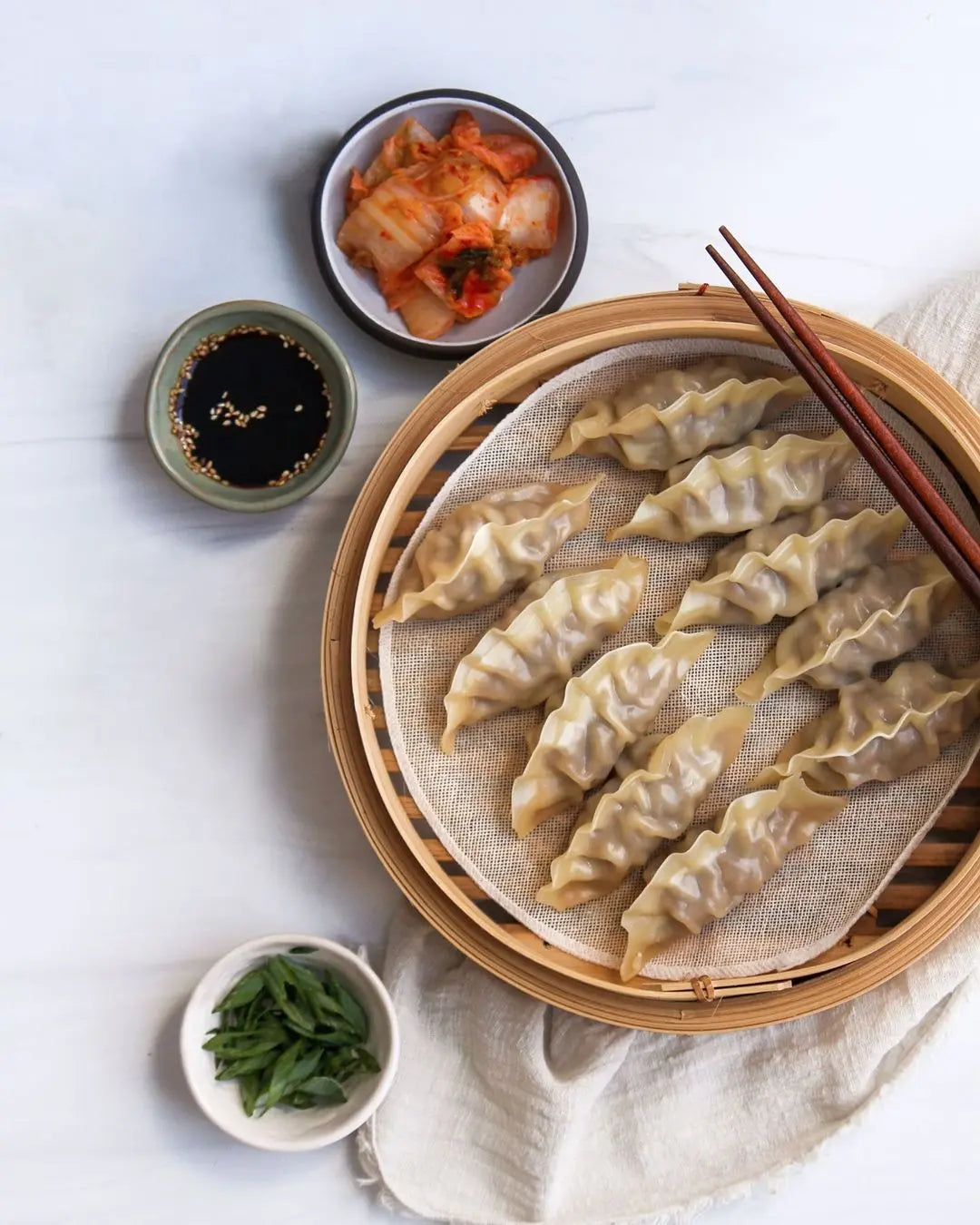 BIBIGO Dumpling mit Huhn und Gemüse Gyoza Mandu 0.6kg - Panda-Panda Asia Shop by JEN