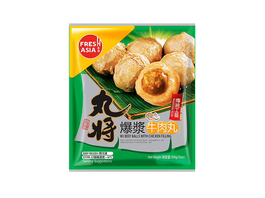 WJ Rindbällchen mit Hähnchen Füllung 300g