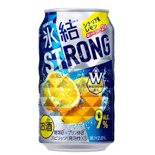 KIRIN Hyoketsu Strong Sisily Lemon Alc 350ml - Panda-Panda Asia Shop by JEN