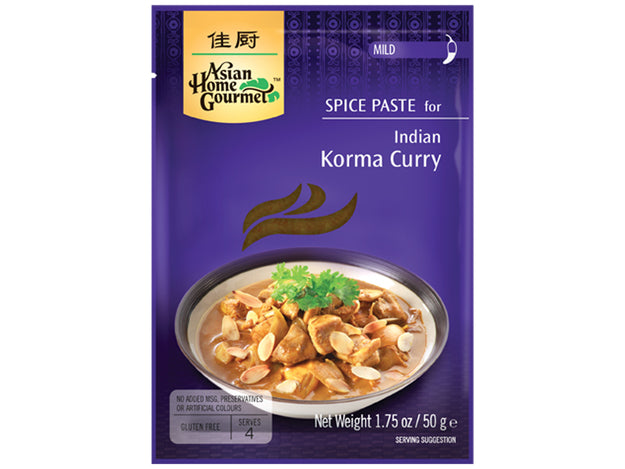 AHG Indisches Korma-Curry Würzpaste 50g - Panda-Panda Asia Shop by JEN