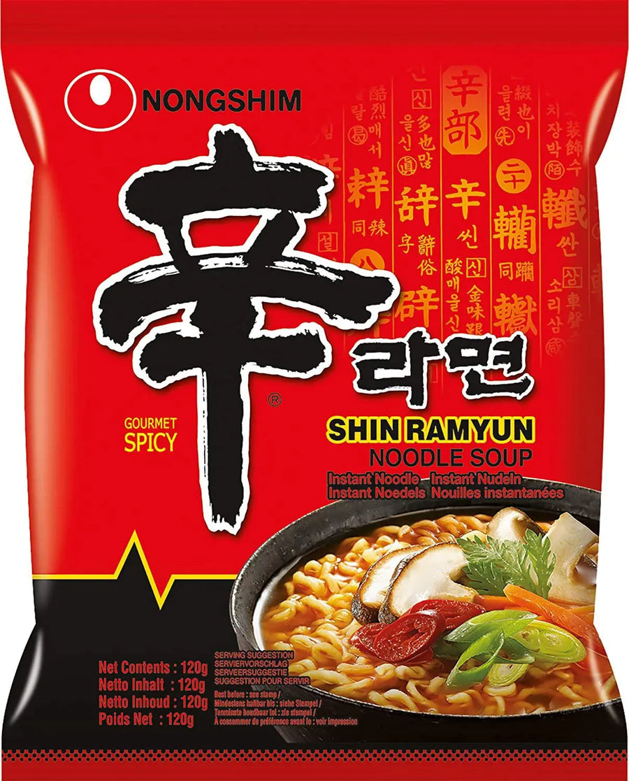 NONGSHIM Instantnudeln Shin Ramyun 120g - Panda-Panda Asia Shop by JEN