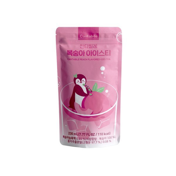 CANTABILE Pfirsich Ade 230ml - Panda-Panda Asia Shop by JEN