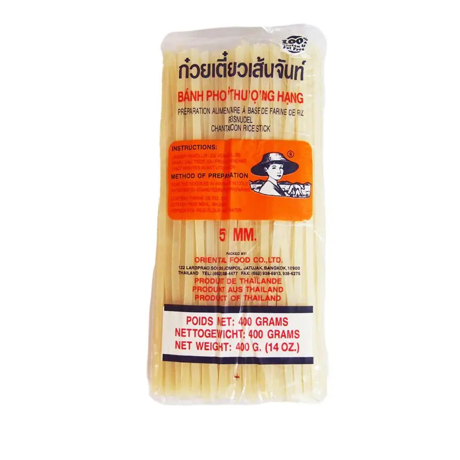 FARMER BRAND Reisbandnudeln 5 mm (L) 400g - Panda-Panda Asia Shop by JEN