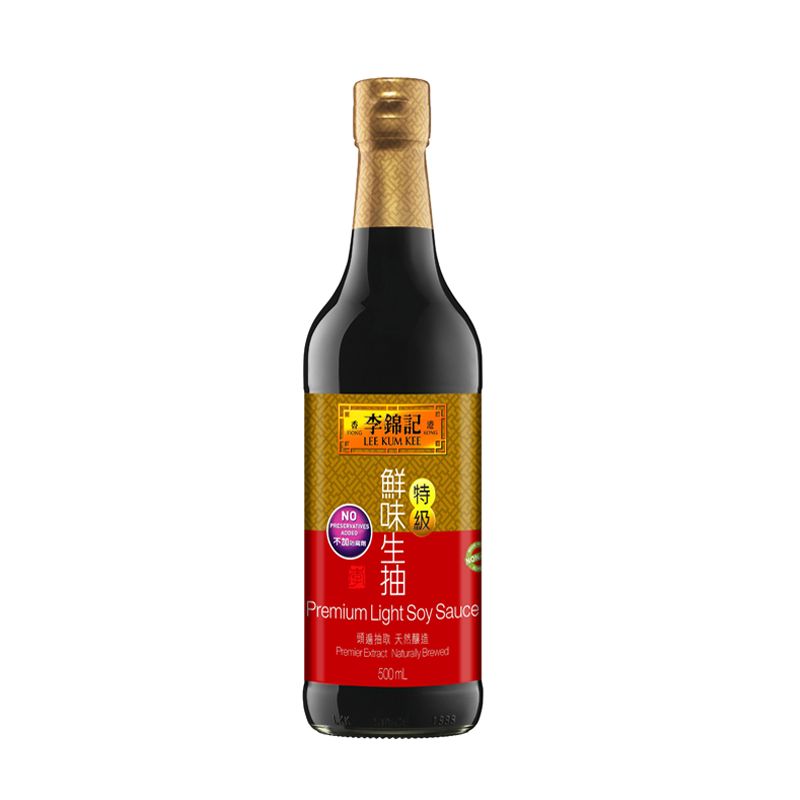 LEE KUM KEE Sojasoße Hell Premium 500ml - Panda-Panda Asia Shop by JEN
