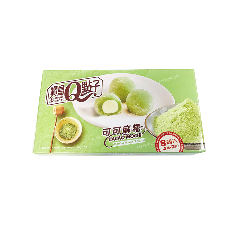 TW TW Cacao Mochi Matcha Flavor 80g - Panda-Panda Asia Shop by JEN