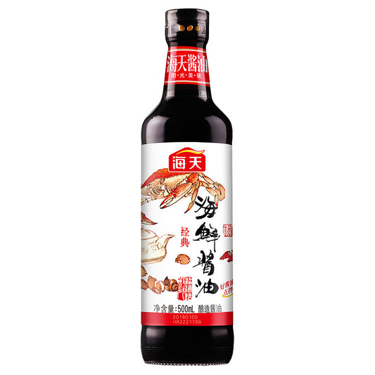 HT HT Tasty Seafood Flavored Soy Sauce 500ml - Panda-Panda Asia Shop by JEN