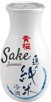 KIZAKURA Sake, Junmai, 15% vol, Poliergrad 70% 180ml - Panda-Panda Asia Shop by JEN