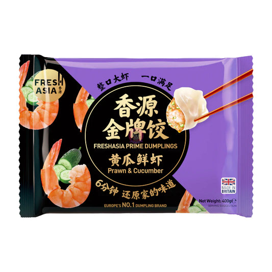 FRESH ASIA Dumplings Garnelen & Gurke 400g - Panda-Panda Asia Shop by JEN