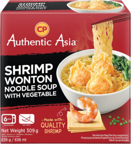 CP AUTHENTIC ASIA Shrimp Wonton Nudelsuppe mit Gemüse 309g - Panda-Panda Asia Shop by JEN