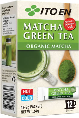 ITO EN Bio Matcha Grüntee Sticks im Sachet 24g - Panda-Panda Asia Shop by JEN