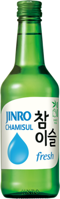 JINRO Soju Chamisul Fresh 16,5% Alc. 350ml - Panda-Panda Asia Shop by JEN