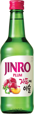 JINRO Soju, Chamisul Plum, 13% vol 350ml - Panda-Panda Asia Shop by JEN