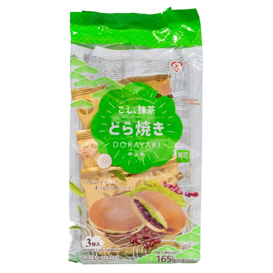 TOKIMEKI Dorayaki Matcha Red Bean 165g - Panda-Panda Asia Shop by JEN