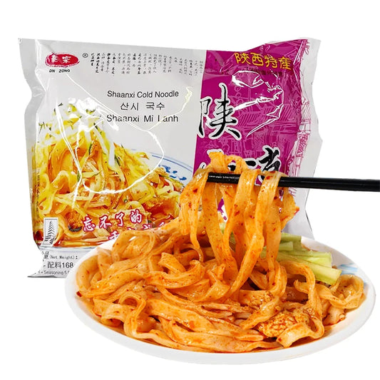 QZ Shaanxi Cold Noodle - Spicy Flavour 168g bag