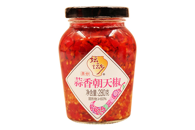 TANTANXIANG Knoblauch-Chaotian-Chili 280g - Panda-Panda Asia Shop by JEN