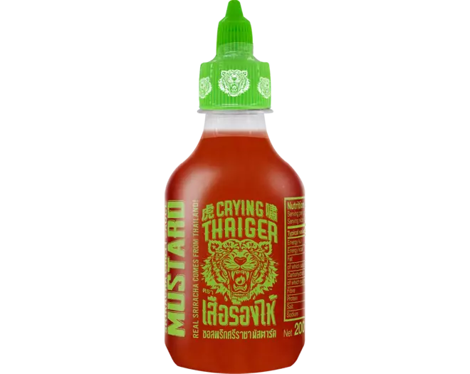 CRYING THAIGER Sriracha-Chilisauce - Senf 200ml