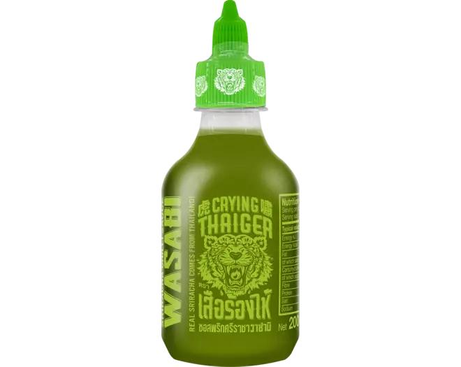 CRYING THAIGER Sriracha-Chilisauce – Wasabi 200ml