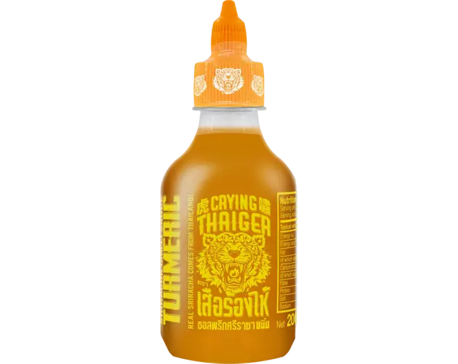 CRYING THAIGER Sriracha-Chilisauce – Kurkuma 200ml