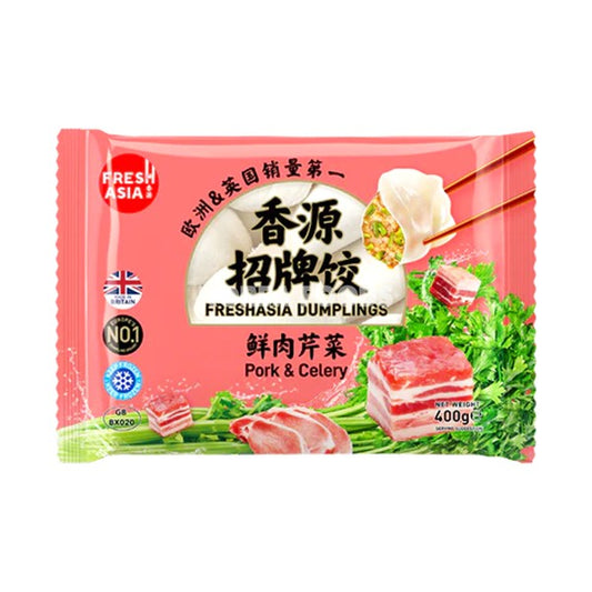 FRESH ASIA Dumplings Schnittlauch & Ei 400g - Panda-Panda Asia Shop by JEN